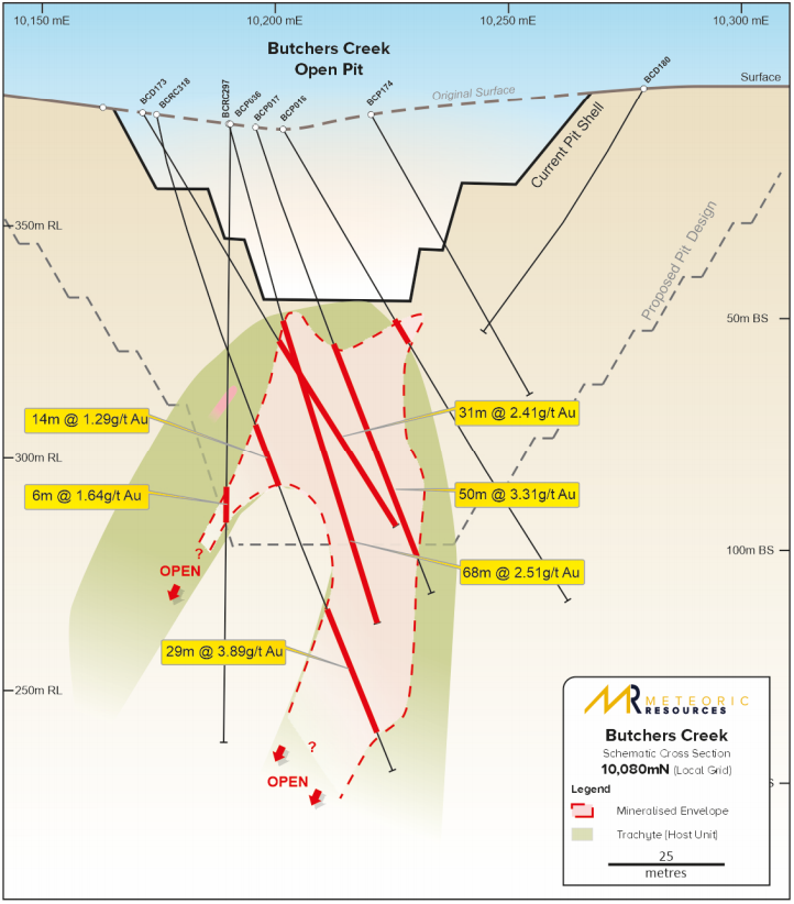 ASX MEI Shares - Meteoric Resources Gold Project
