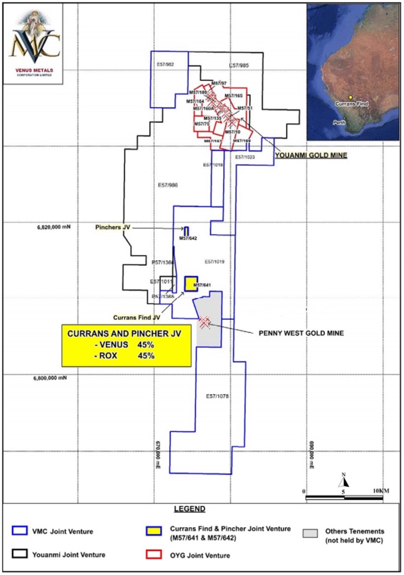 ASX RXL and ASX VMC Joint Venture Gold Project, Penny West